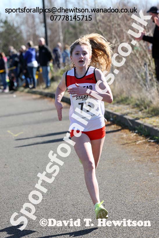 Under-15s boys and girls Elswick Harriers Good Friday Road Relays. Photo: David T. Hewitson/Sports for All Pics